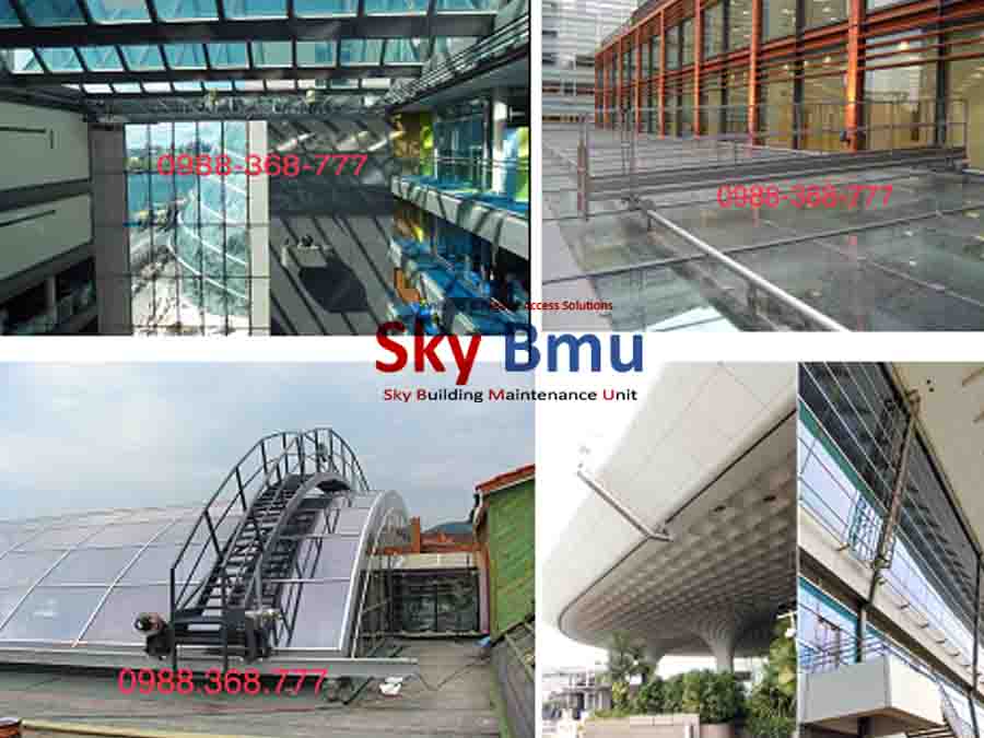 Hệ thống thiết bị bảo trì tòa nhà SKYBMU - Gentry Gondola BMU, G